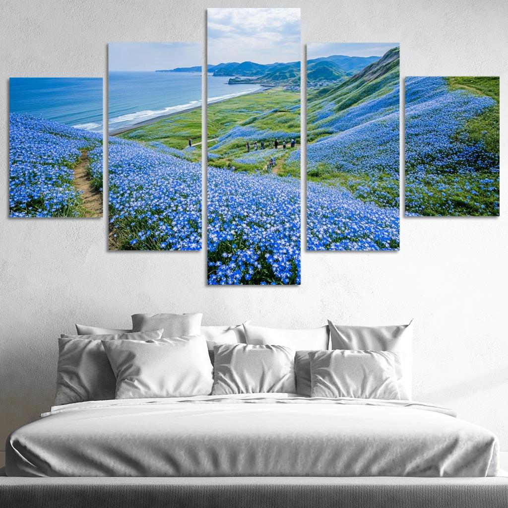 Hitachi Seaside Park Flower Fields wall decor