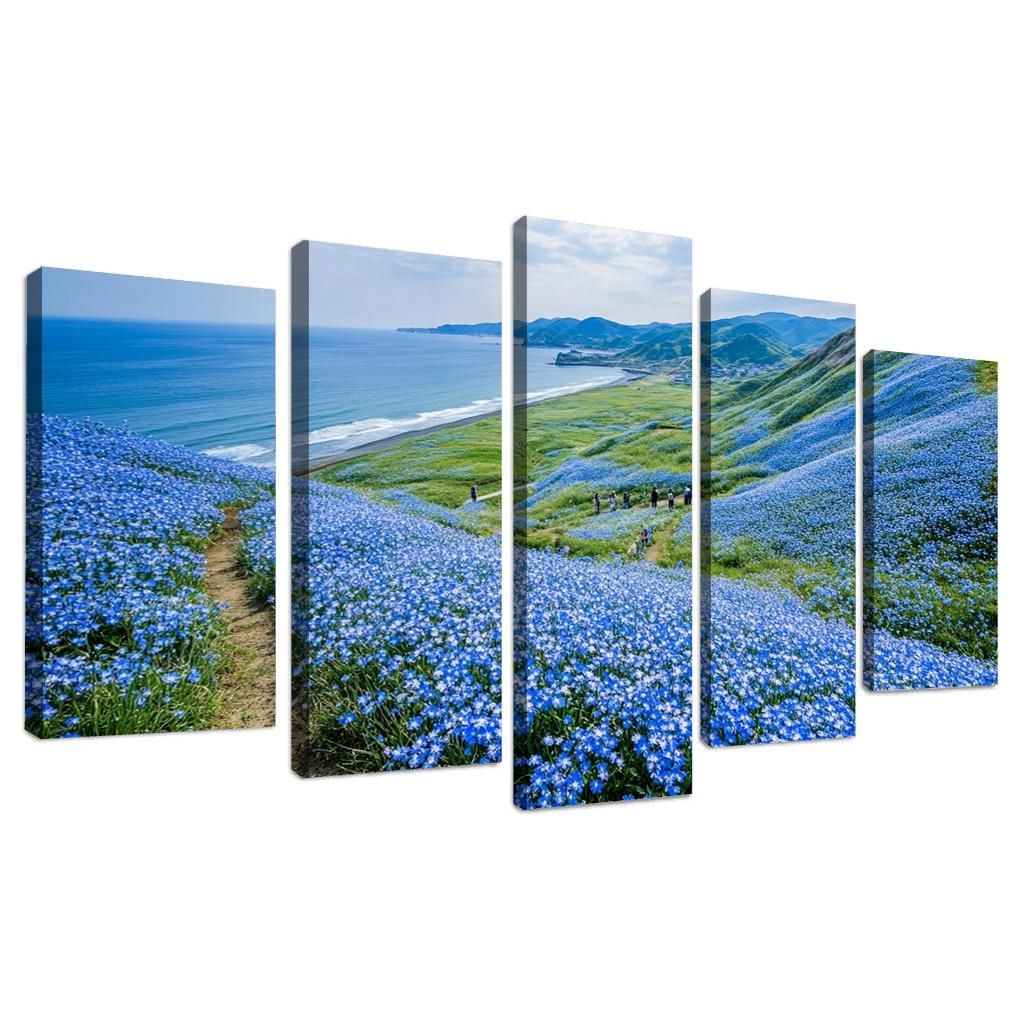 Hitachi Seaside Park Flower Fields wall decor