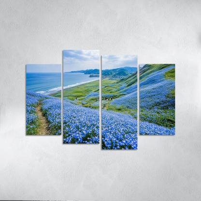 Hitachi Seaside Park Flower Fields wall decor