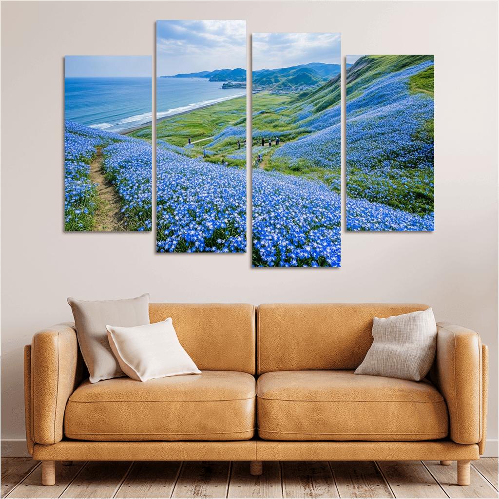 Hitachi Seaside Park Flower Fields wall decor