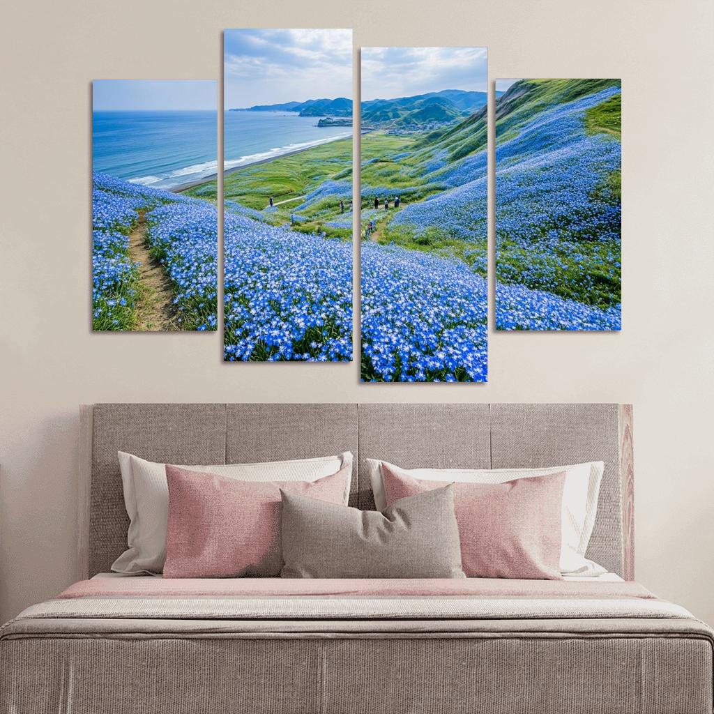 Hitachi Seaside Park Flower Fields wall decor