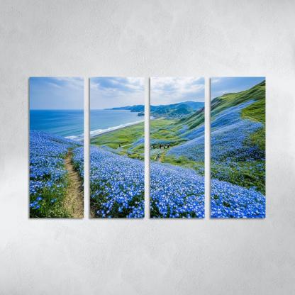 Hitachi Seaside Park Flower Fields wall decor