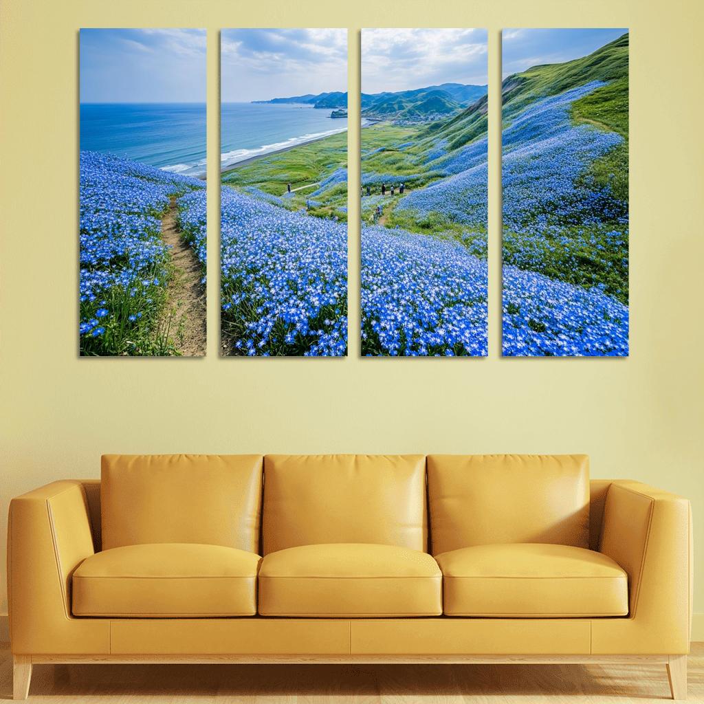Hitachi Seaside Park Flower Fields wall decor