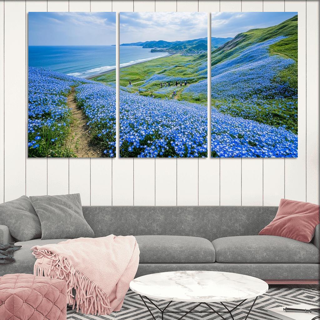 Hitachi Seaside Park Flower Fields wall decor