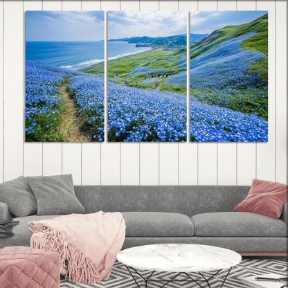 Hitachi Seaside Park Flower Fields wall decor