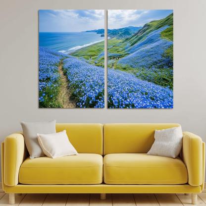 Hitachi Seaside Park Flower Fields wall decor