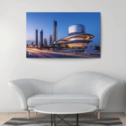 Museum Of The Future Dubai Skyline View wall decor