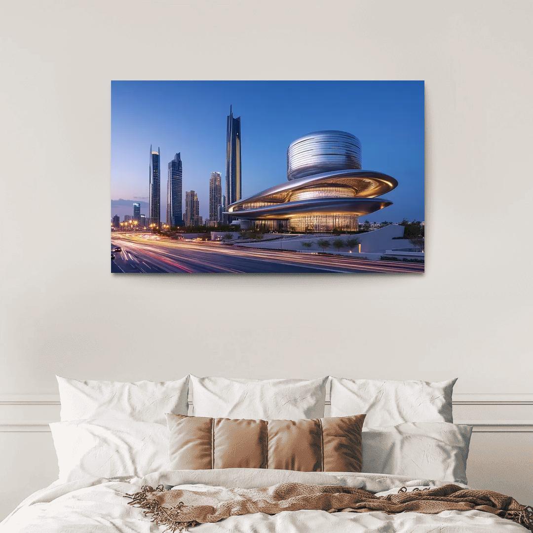 Museum Of The Future Dubai Skyline View wall decor