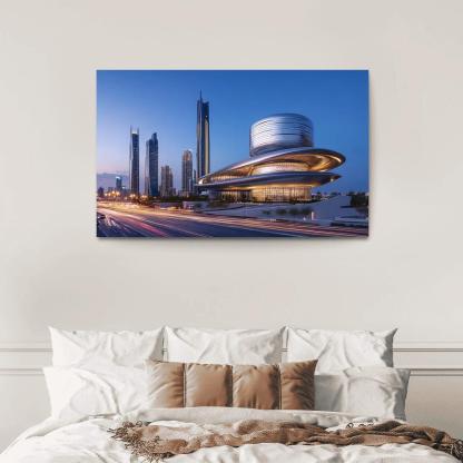 Museum Of The Future Dubai Skyline View wall decor