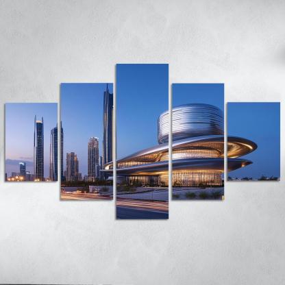 Museum Of The Future Dubai Skyline View wall decor