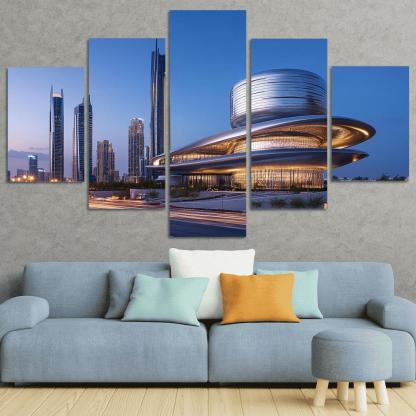 Museum Of The Future Dubai Skyline View wall decor