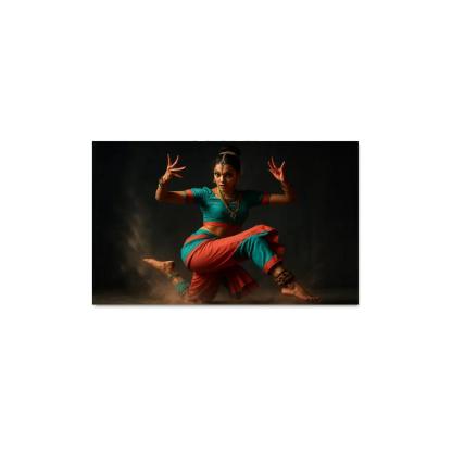 Urban Mudra Street Bharatanatyam Fusion custom paintings frame