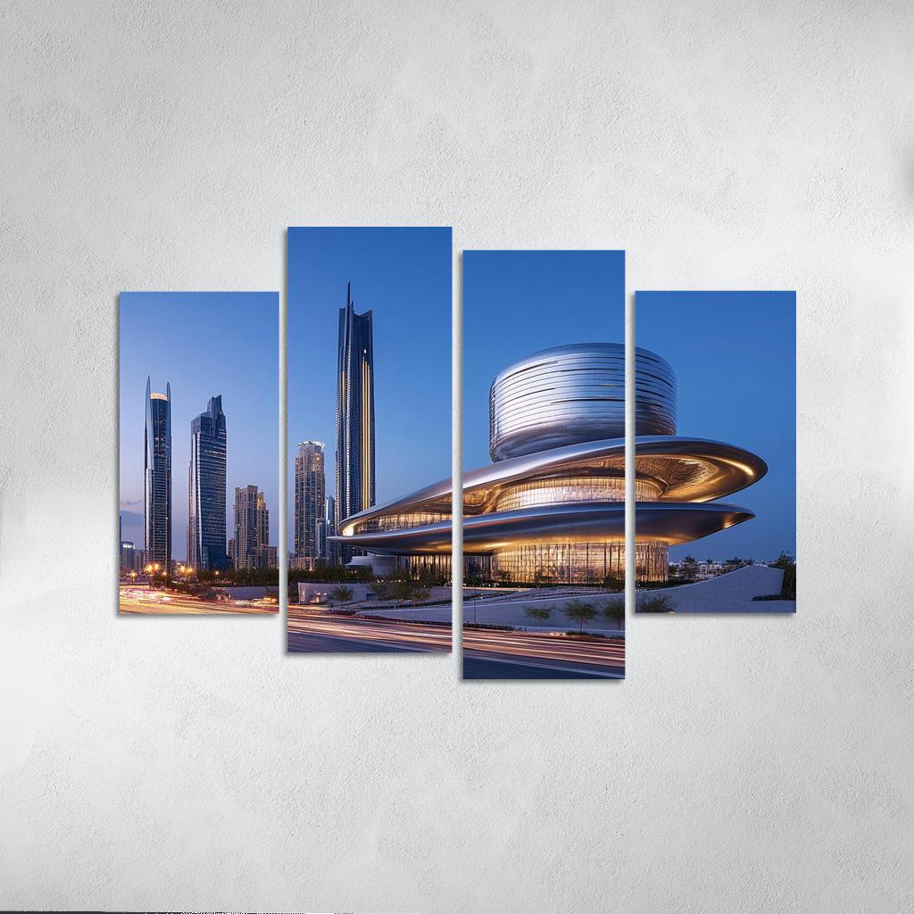 Museum Of The Future Dubai Skyline View wall decor