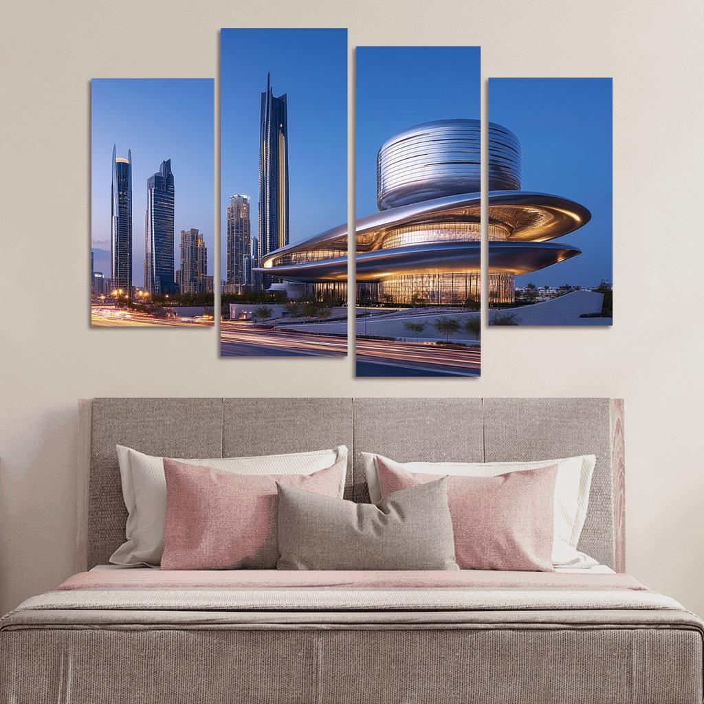 Museum Of The Future Dubai Skyline View wall decor