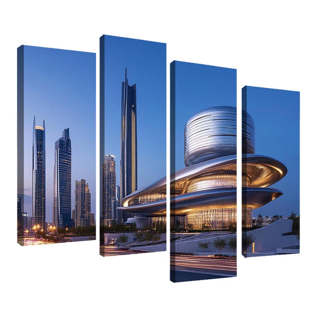 Museum Of The Future Dubai Skyline View wall decor