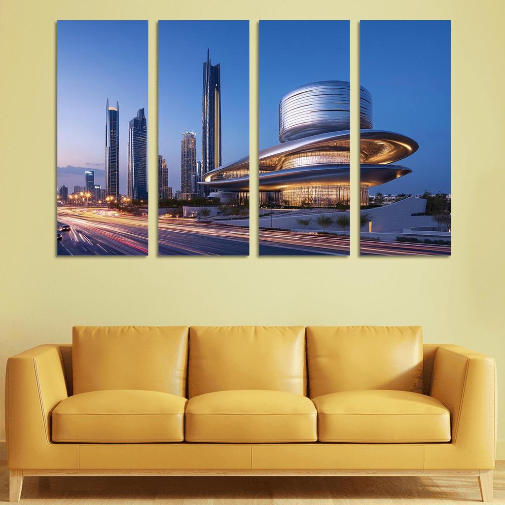 Museum Of The Future Dubai Skyline View wall decor
