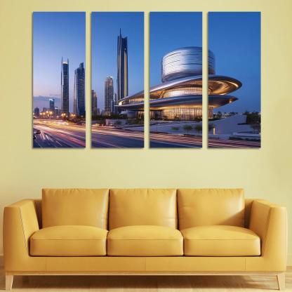 Museum Of The Future Dubai Skyline View wall decor