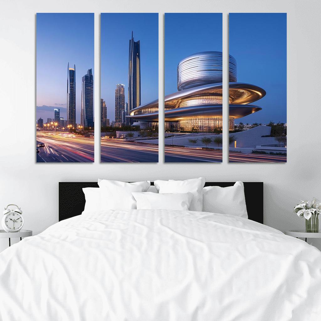 Museum Of The Future Dubai Skyline View wall decor