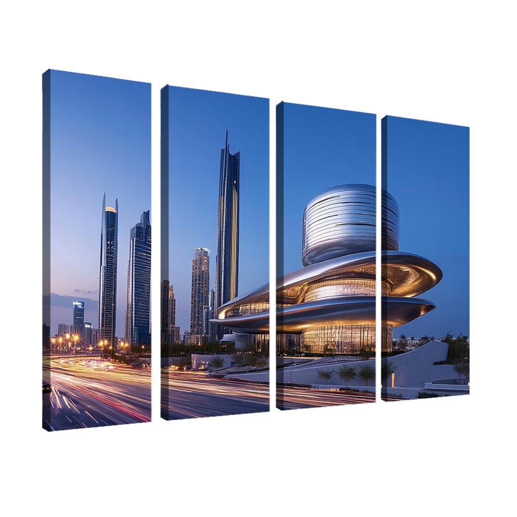 Museum Of The Future Dubai Skyline View wall decor