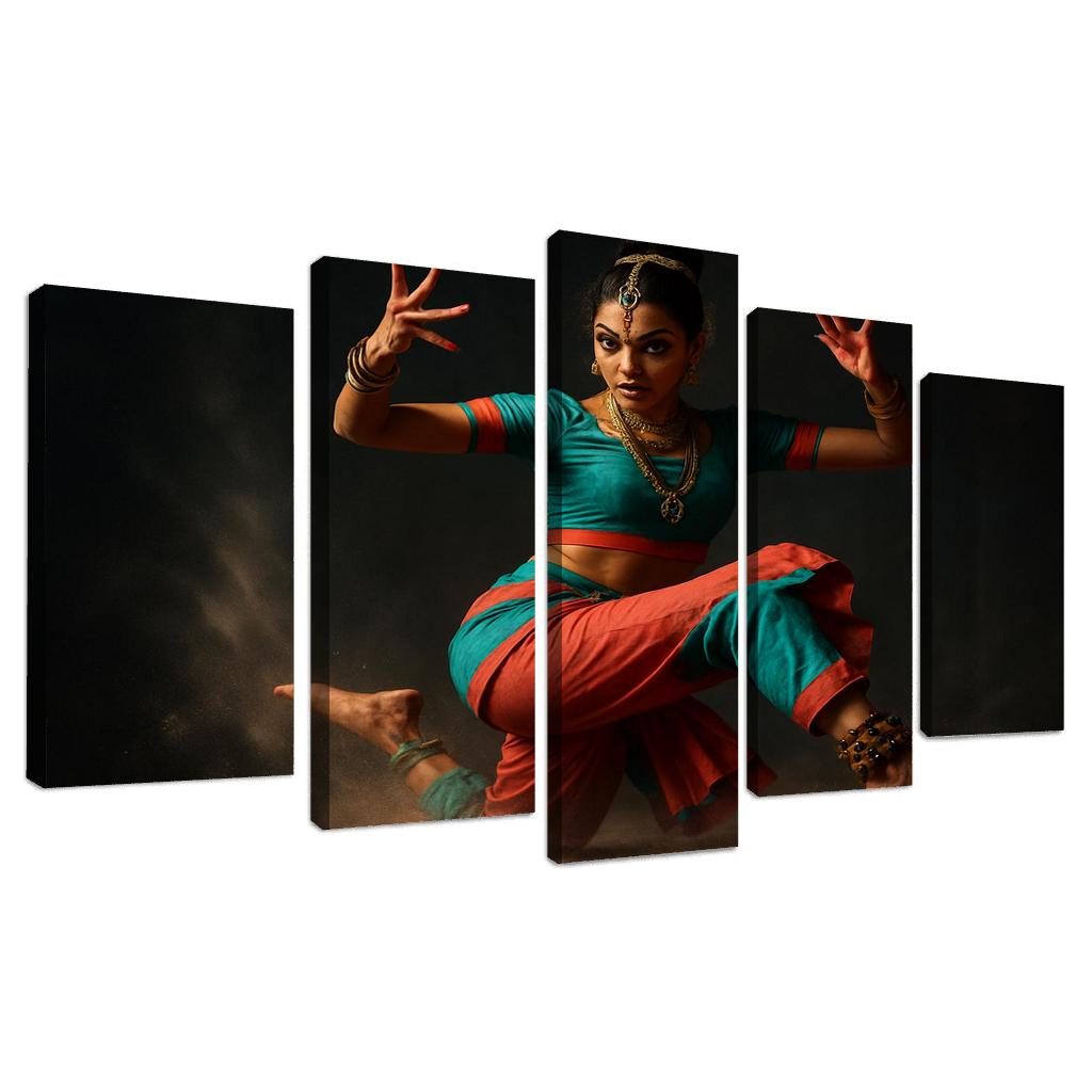 Urban Mudra Street Bharatanatyam Fusion custom paintings frame