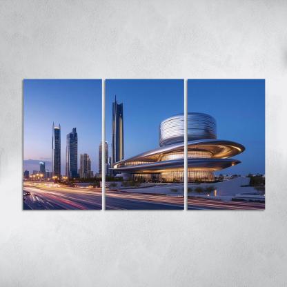 Museum Of The Future Dubai Skyline View wall decor
