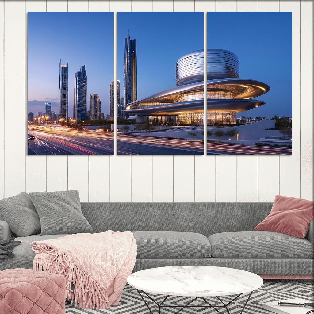 Museum Of The Future Dubai Skyline View wall decor
