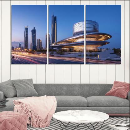 Museum Of The Future Dubai Skyline View wall decor