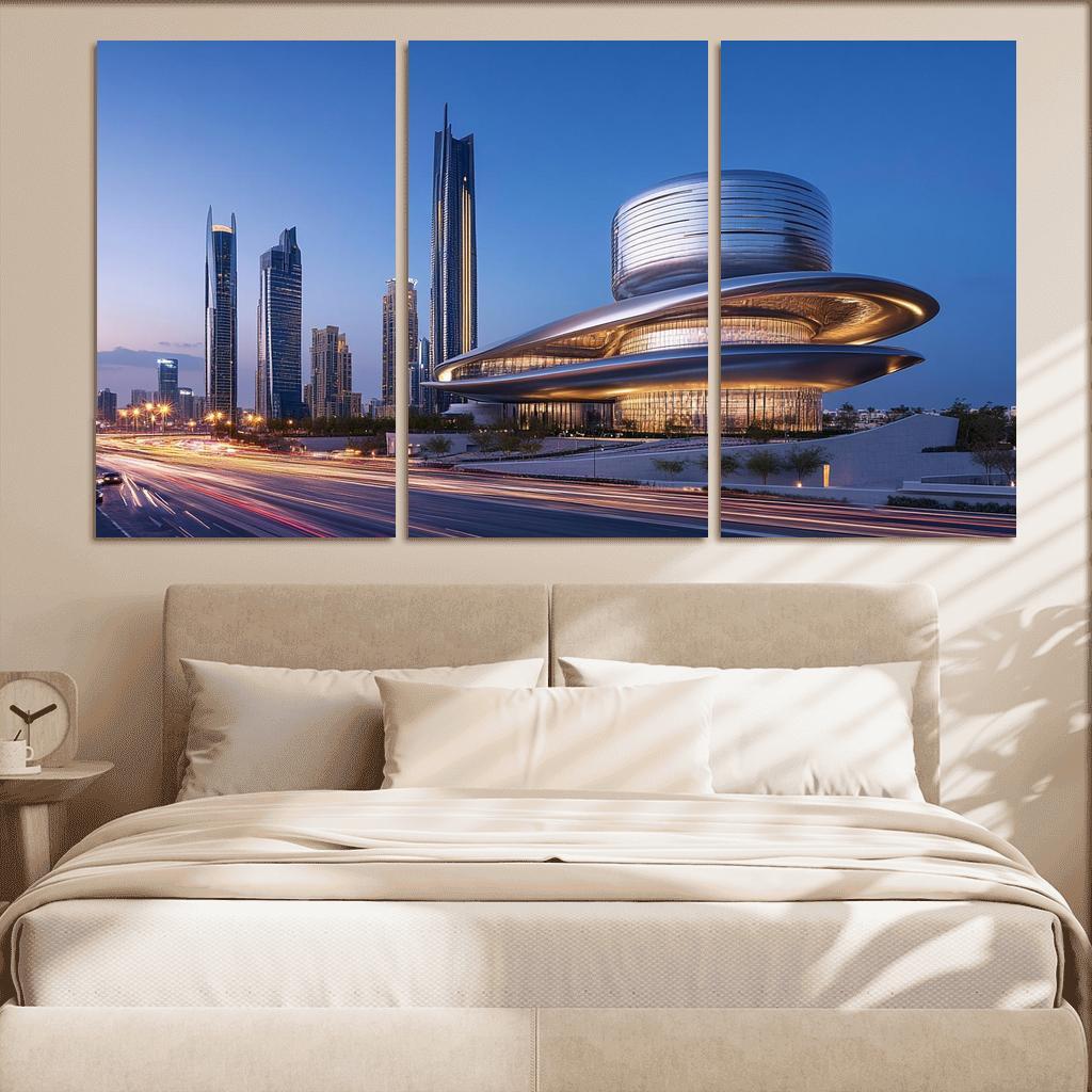 Museum Of The Future Dubai Skyline View wall decor