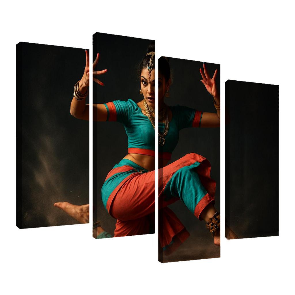 Urban Mudra Street Bharatanatyam Fusion custom paintings frame