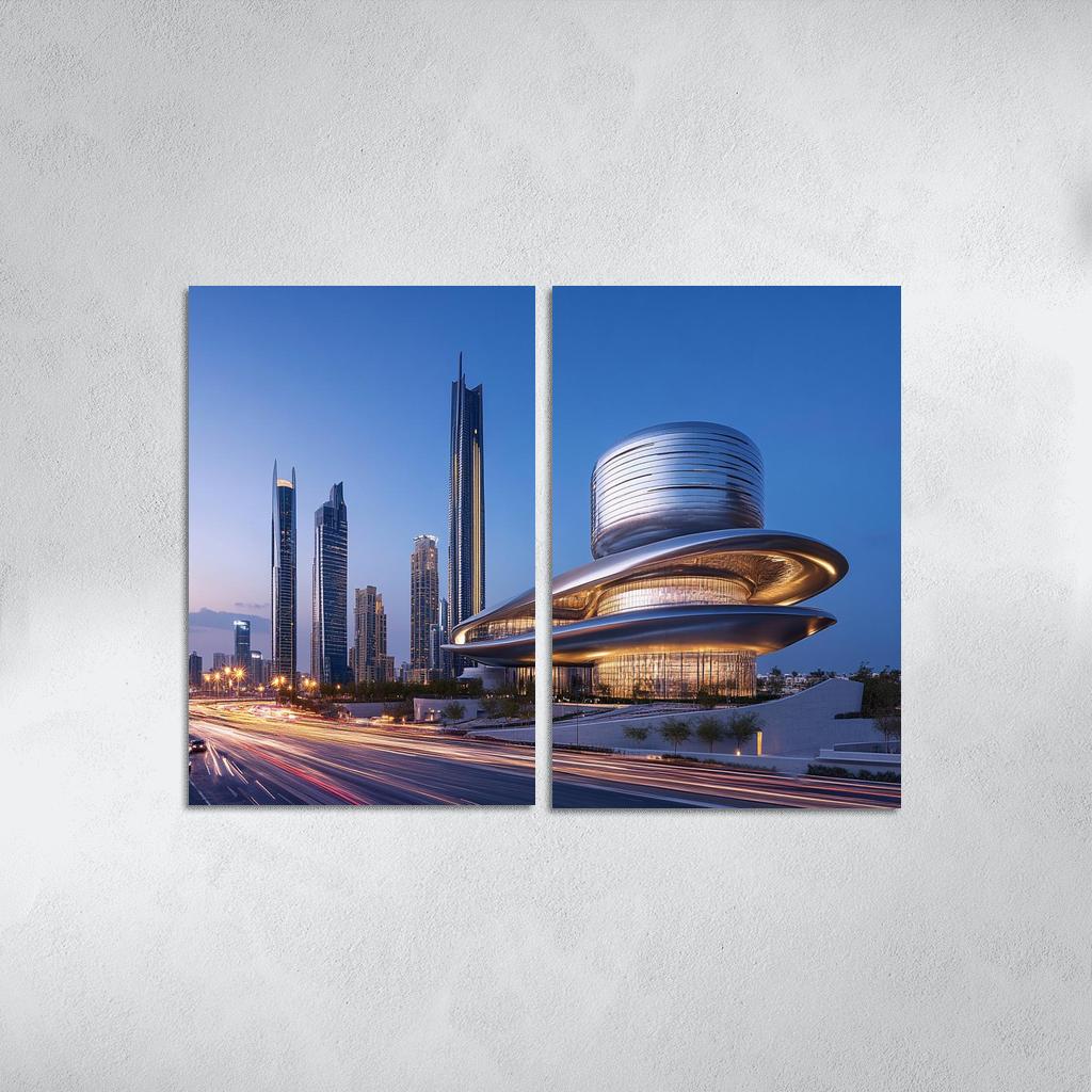 Museum Of The Future Dubai Skyline View wall decor