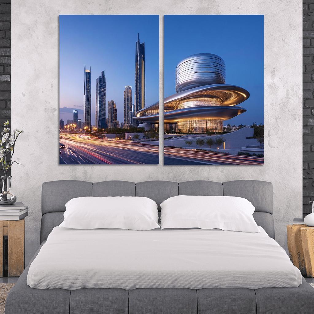 Museum Of The Future Dubai Skyline View wall decor