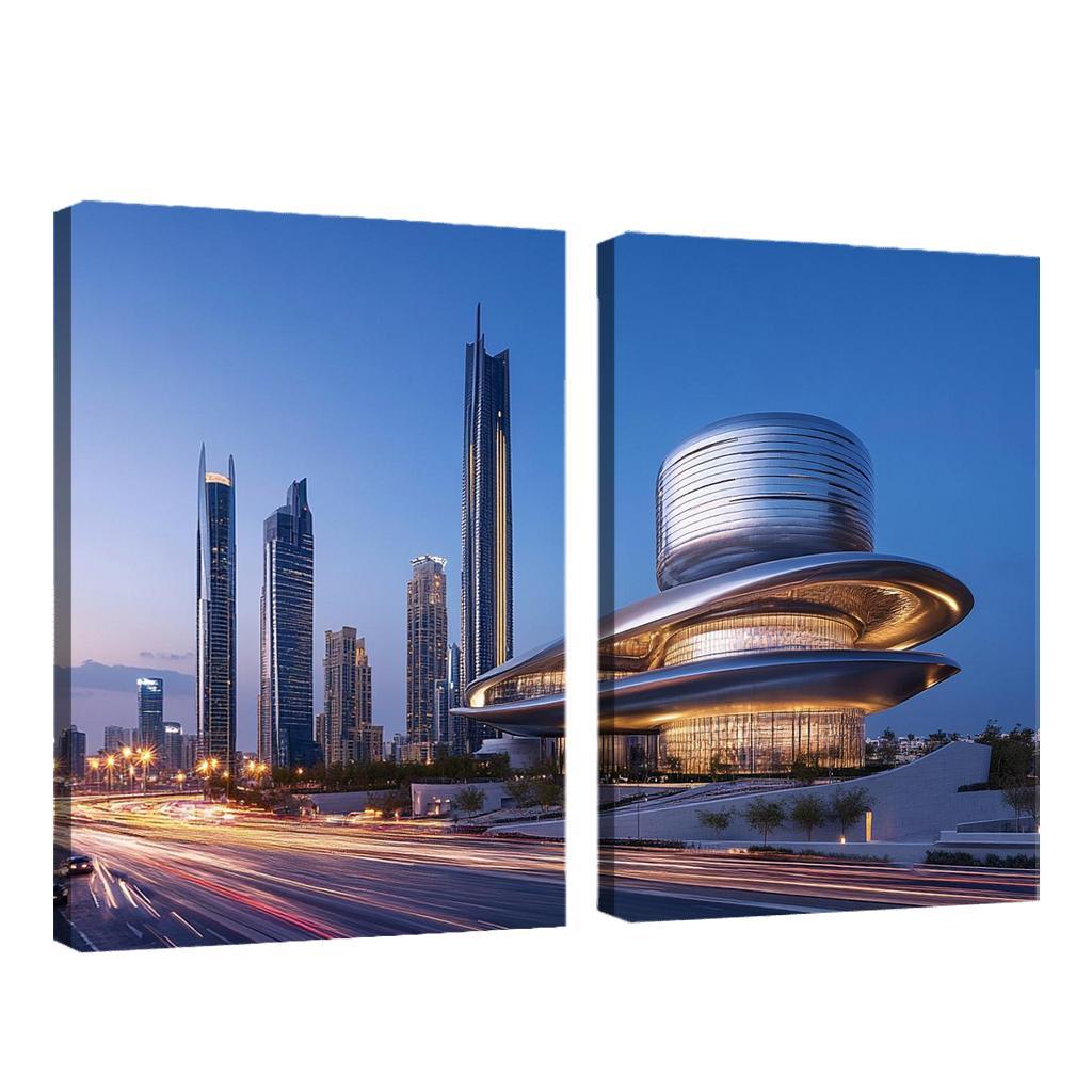 Museum Of The Future Dubai Skyline View wall decor