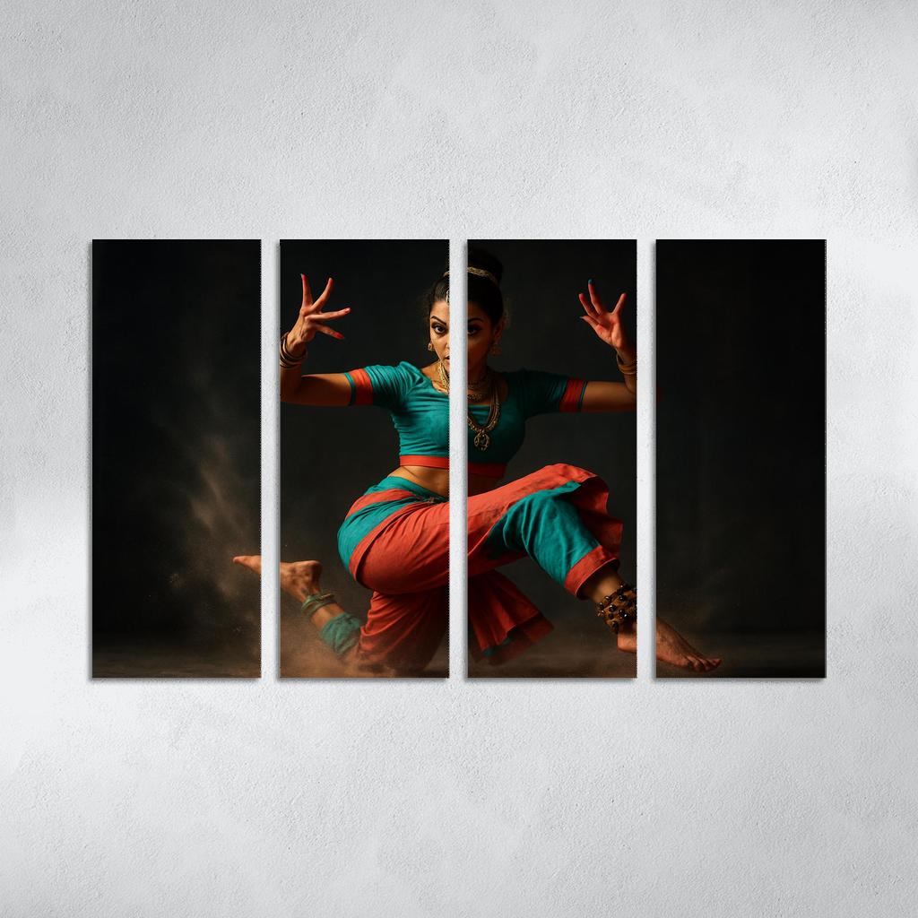 Urban Mudra Street Bharatanatyam Fusion custom paintings frame