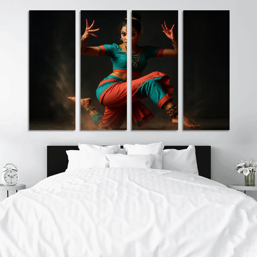 Urban Mudra Street Bharatanatyam Fusion custom paintings frame