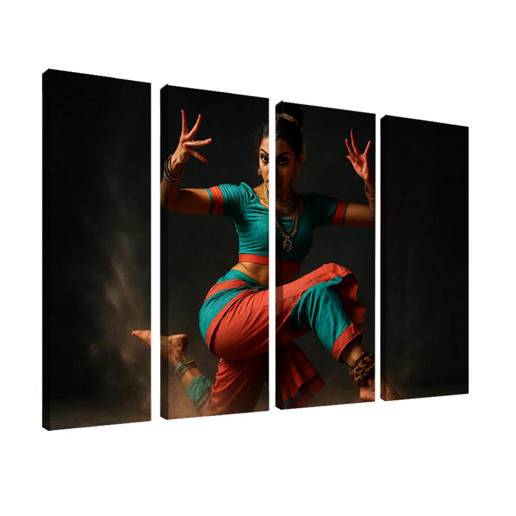 Urban Mudra Street Bharatanatyam Fusion custom paintings frame
