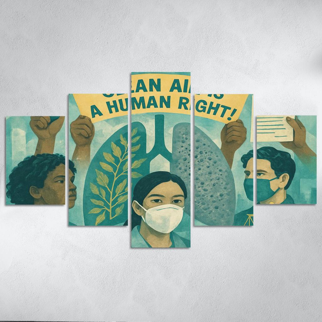 Borrowed Breath Clean Air Justice home decor