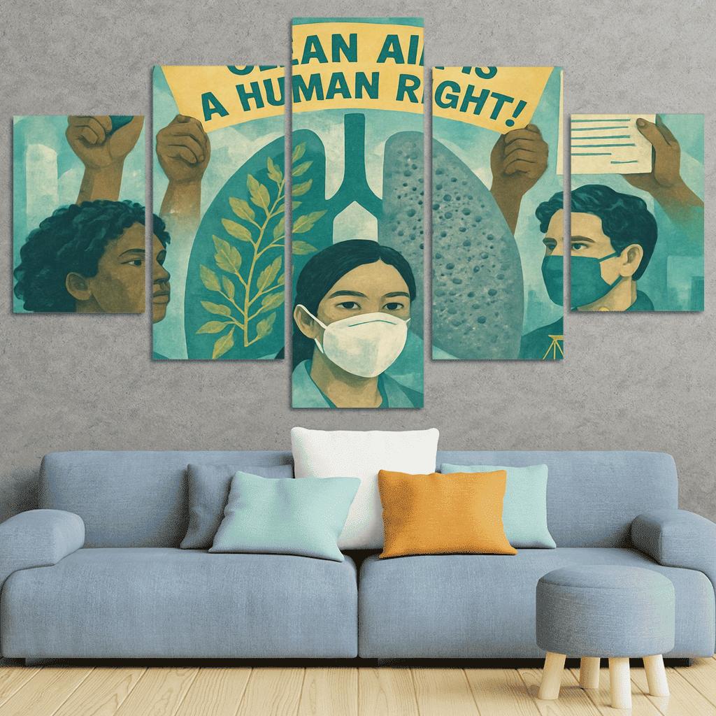 Borrowed Breath Clean Air Justice home decor