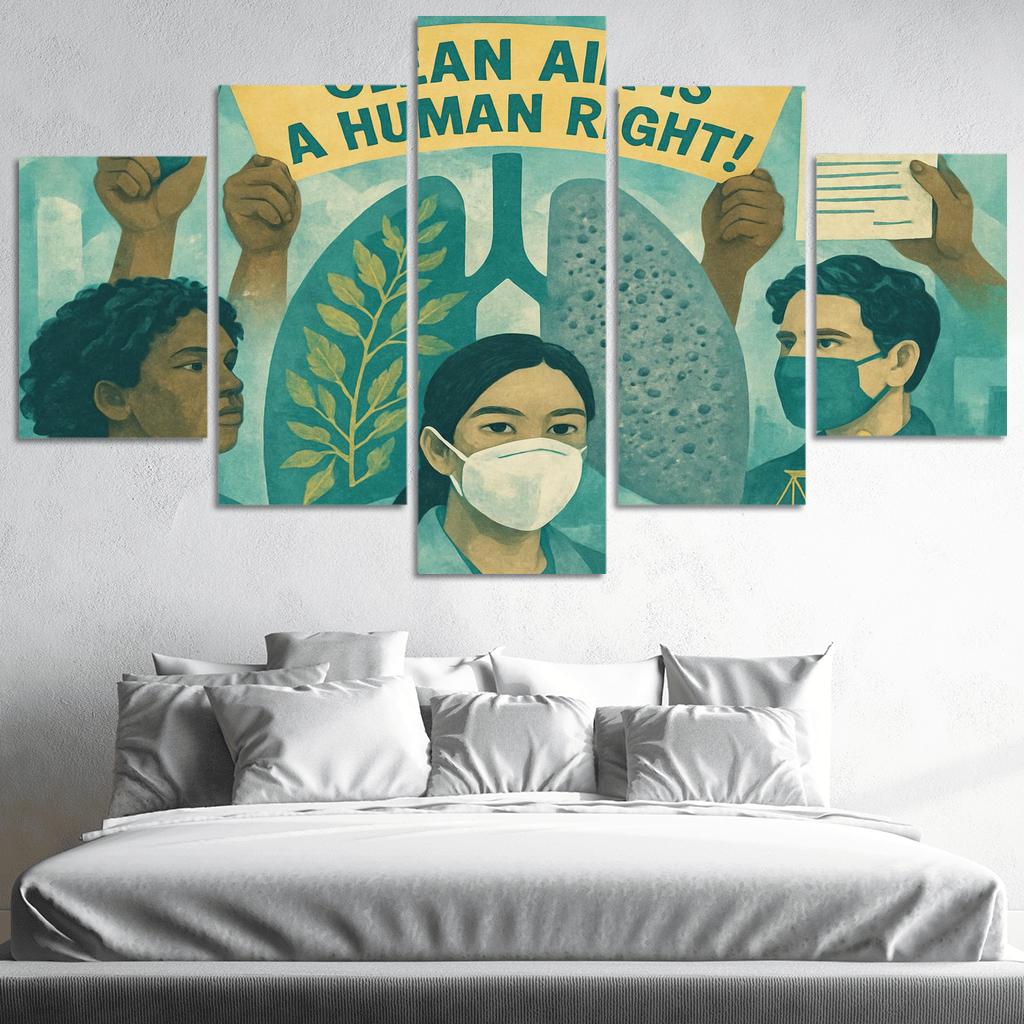 Borrowed Breath Clean Air Justice home decor