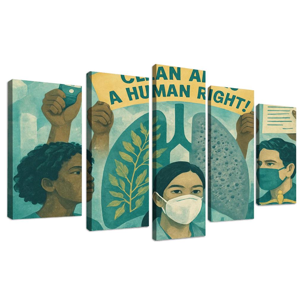 Borrowed Breath Clean Air Justice home decor