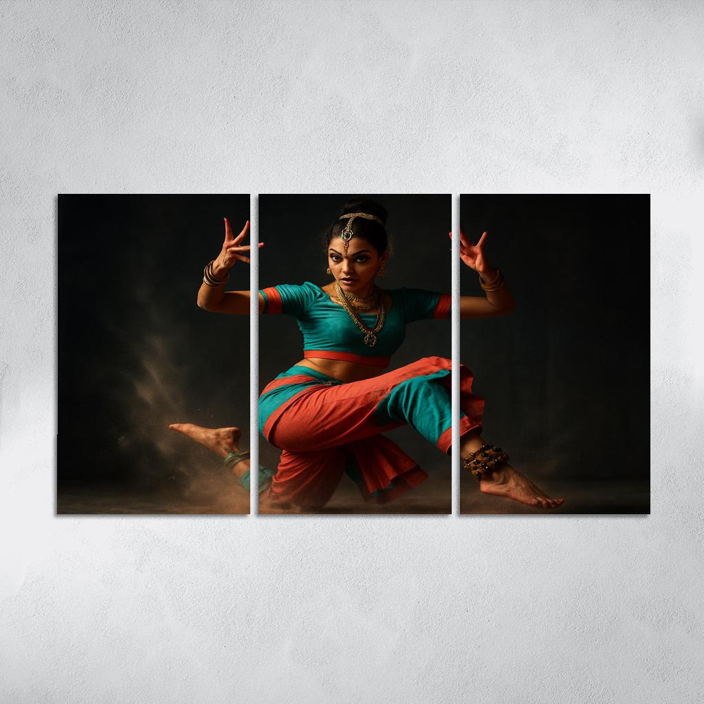 Urban Mudra Street Bharatanatyam Fusion custom paintings frame