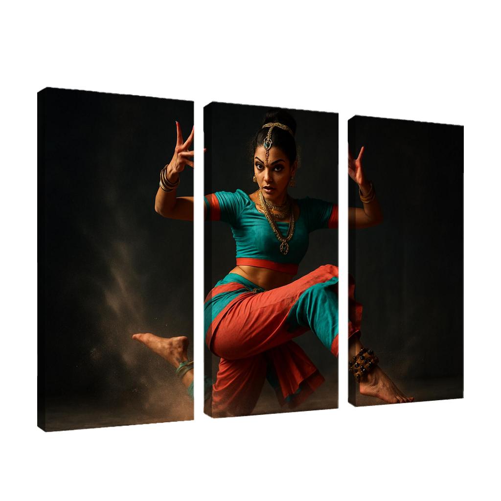 Urban Mudra Street Bharatanatyam Fusion custom paintings frame
