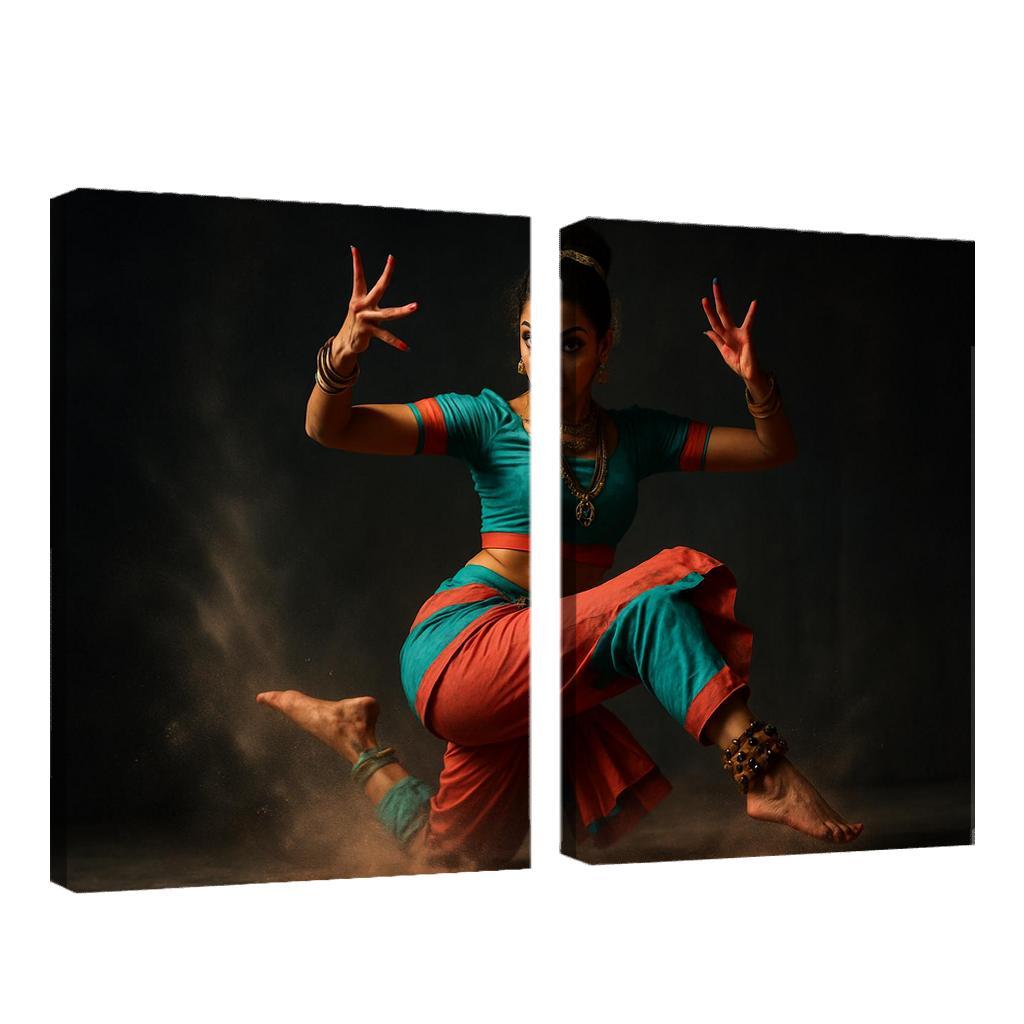 Urban Mudra Street Bharatanatyam Fusion custom paintings frame