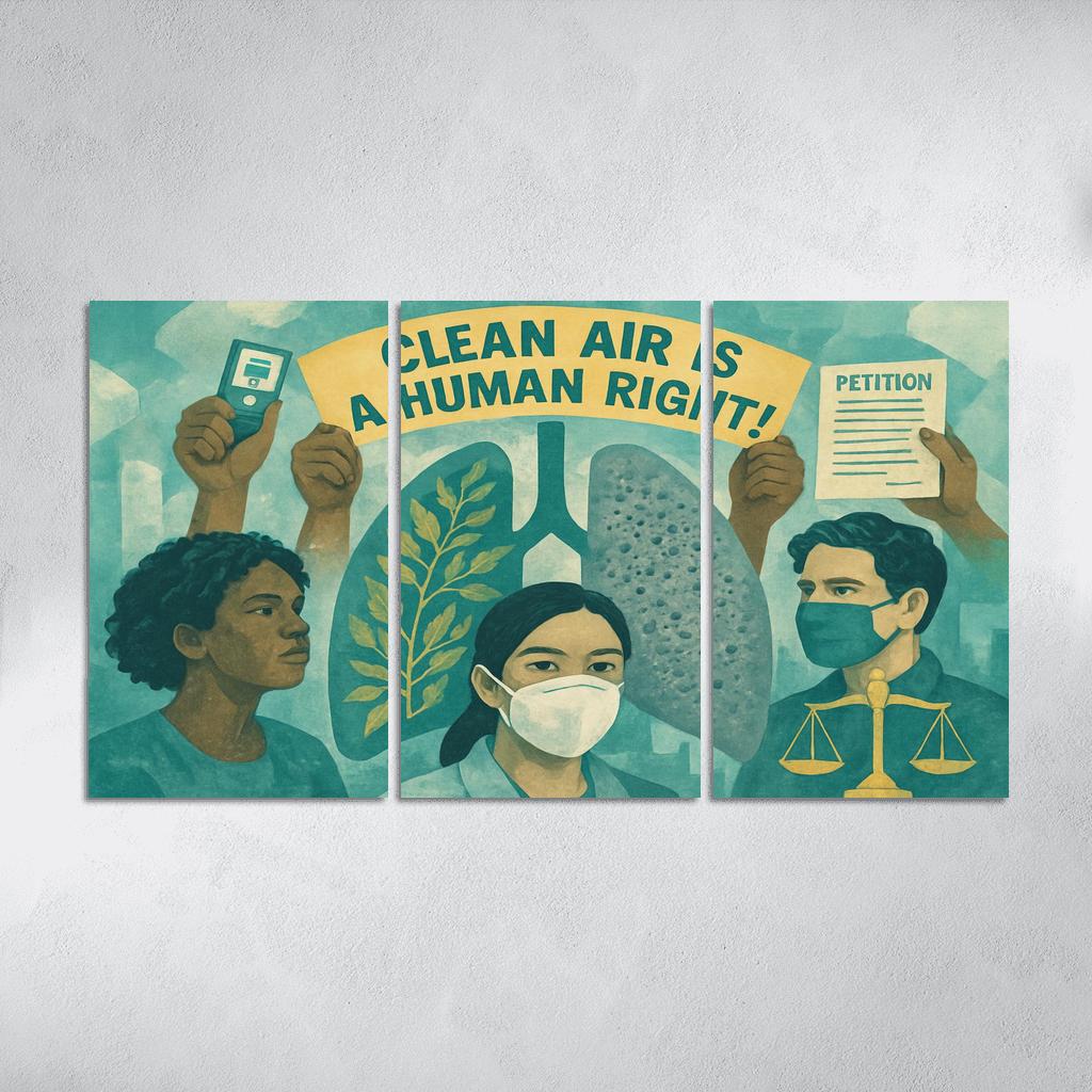 Borrowed Breath Clean Air Justice home decor