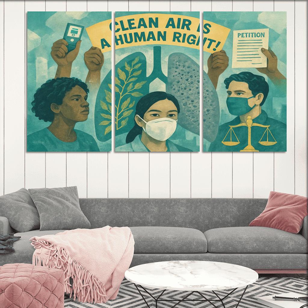 Borrowed Breath Clean Air Justice home decor