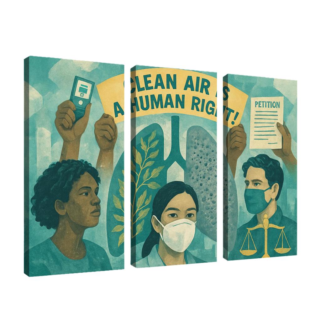 Borrowed Breath Clean Air Justice home decor