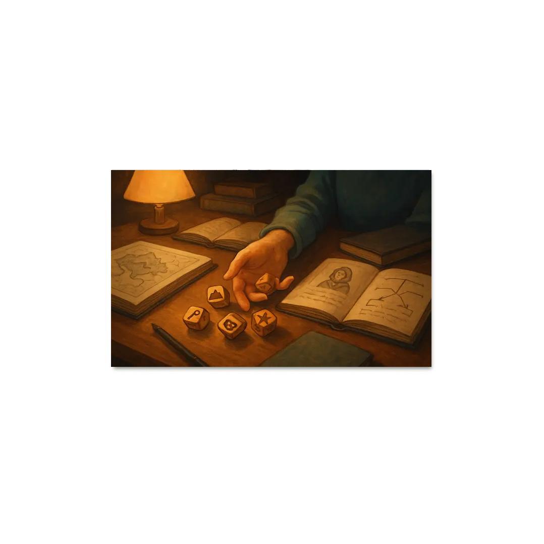 Story Dice Worldbuilding premium artwork frames