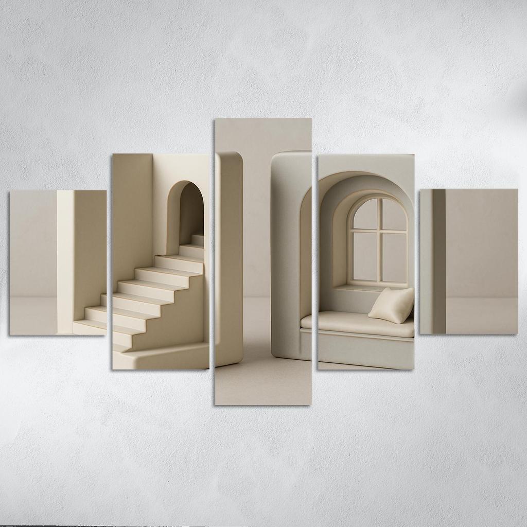 Sculpted Porcelain Storytelling Bookends premium artwork frames