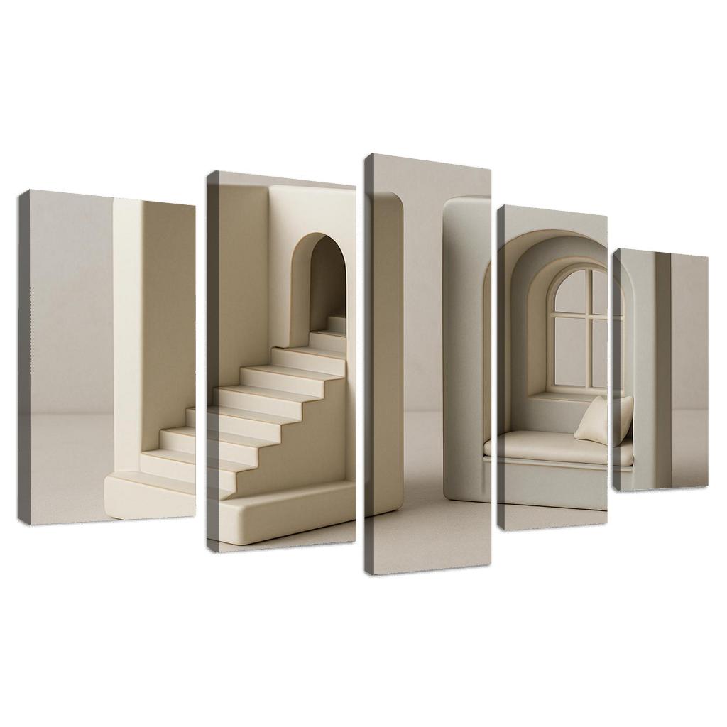 Sculpted Porcelain Storytelling Bookends premium artwork frames