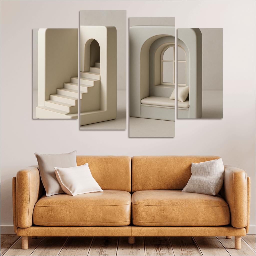 Sculpted Porcelain Storytelling Bookends premium artwork frames