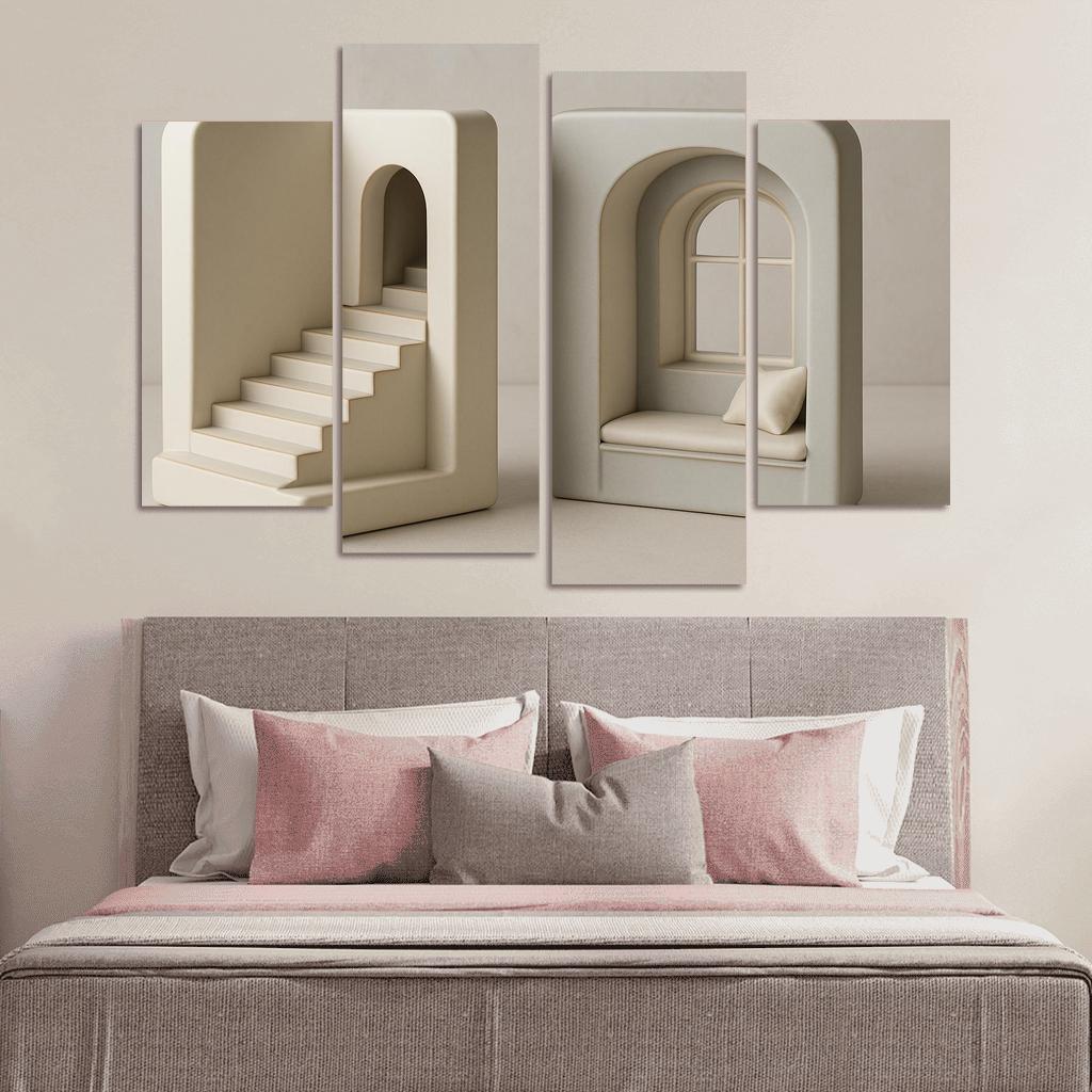 Sculpted Porcelain Storytelling Bookends premium artwork frames